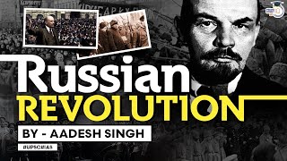 Russian Revolution  Bolshevik Revolution  World History  General Studies  UPSC [upl. by Apul]