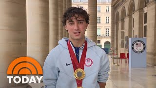 Ezra Frech talks winning backtoback gold in Paris Paralympics [upl. by Aihsinat]