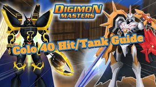 DMO Colo 40 Hit amp Tank Guide  Digimon ArenaColosseum Stage 40  Digimon Masters Online GDMO [upl. by Lovell682]