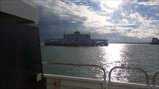 Red Funnel Red Jet Boat Ride  Southampton To Cowes Isle Of Wight  September 2022  kittikoko iow [upl. by Yekcir]