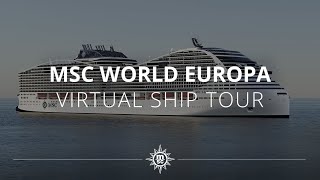 MSC World Europa  Virtual Ship Tour [upl. by Sanjiv522]