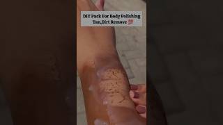 Remove dead skin at home  full body polish at home shorts youtube skincare [upl. by Nnylarat339]