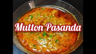 Mutton Pasanda Recipe  Pasinda  Surprise in the kitchen [upl. by Aicatsue334]