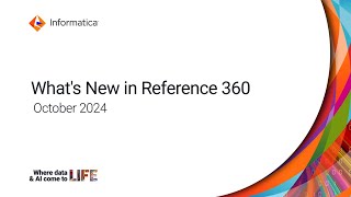 Whats New in Reference 360  October 2024 [upl. by Komsa223]