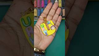 DIY Letter Keychain 😱 tutorial shorts [upl. by Voe]