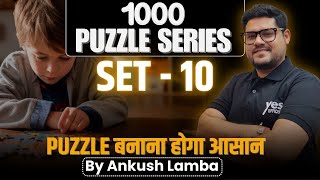 1000 Puzzle Series 20 Set  10  Bank Exams  Thread Method  Reasoning  Ankush Lamba [upl. by Eriam]