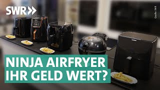 Heißluftfritteusen im Test Ninja Tefal Cosori Lidl amp Philips I Marktcheck SWR [upl. by Sacttler]