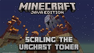 Minecraft Java 1222 Twilight Forest Scaling the UrGhast Tower [upl. by Uliram]