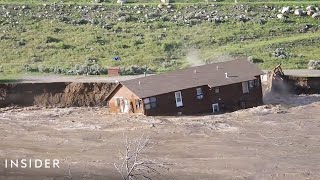 Yellowstone Park Closes For First Time In 34 Years After Floods  Insider News [upl. by Fennell]