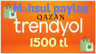 Trendyol Məhsul link paylaş qazan [upl. by Ahsaeym]