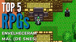 Top 5 RPGs MUITO BONS Que Envelheceram MAL Super Nintendo [upl. by Keemahs]