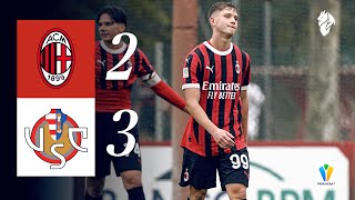 Tenman Rossoneri pegged back and beaten  AC Milan 23 Cremonese  Highlights U20  Primavera [upl. by Trometer]