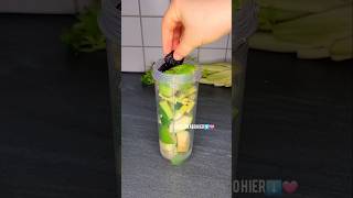 GRÜNER SMOOTHIE SELLERIE lecker recipe green juice shorts viralvideo food snack detox [upl. by Gower]