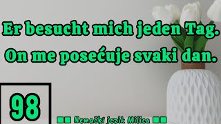 Lekcija 98 Zanimljive i lake recenice za A1 nivo [upl. by Lissak]