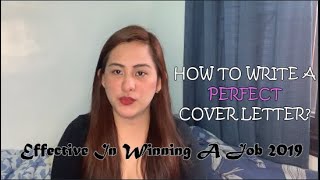 HOW TO WRITE A COVER LETTER FOR HOMEBASED JOB PH  FILIPINO EXPLANATION EXAMPLE INCLUDED [upl. by Jaehne638]