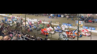 World of Outlaws FULL RACE Night 3 Volusia Speedway Park  Feb 9 2024 Wild ending [upl. by Terry]