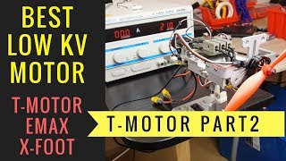 Best Low KV Motor Shootout PART 2  TMotor F40 Pro 1600kv Emax Lite 1900kv XFoot Eco [upl. by Nerraf625]