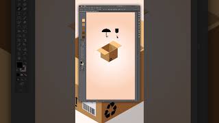 Isometric box illustration part 2 in adobeillustrator art illustration drawing digitalart [upl. by Atnoved]