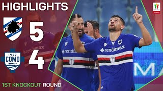 SAMPDORIACOMO 54 AP  HIGHLIGHTS  Blucerchiati are through  Coppa Italia Frecciarossa 202425 [upl. by Parke]