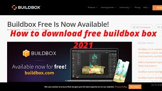 How to download amp install buildbox Free 2021 [upl. by Jezrdna]