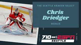 Chris Driedger on what it meant to be selected by the Seattle Kraken [upl. by Annoerb]