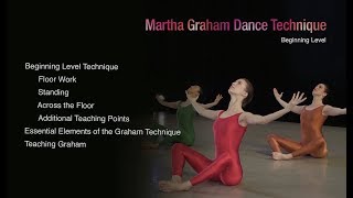 Martha Graham Dance Technique Beginning Level [upl. by Aneahs255]