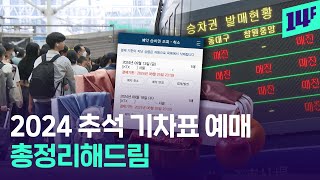 집에 갈 수 있을까 2024 KTX SRT 추석 기차표 예매 정보 총정리해 드림  14F [upl. by Jelena]