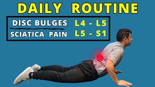 L4 L5 L5 S1 disc bulges best home exercises for pain relief [upl. by Peregrine506]