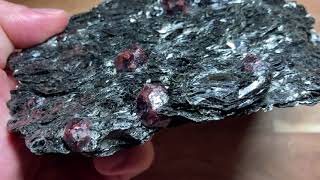 Large Cabinet Sized Wine Red Almandine Garnets from Norway [upl. by Kletter]