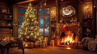 Frank Sinatra Nat King Cole Bing Crosby D Martin Jim Reeves🎁Best Classic Christmas amp Fireplace [upl. by Doralyn]