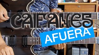 Afuera  Caifanes  VideoGuía Guitar Cover  El Richi [upl. by Ahsiekat387]