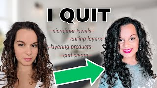 10 Things I Quit Doing to my Curly Hair for my Best Curls [upl. by Cacilia]