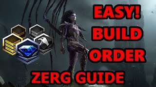 Learn Zerg  Beginner Zerg Build Order Guide 2024 [upl. by Auohp]