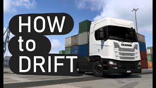 HOW to DRIFT in ETS 2TruckersMP miniGUIDE for summer map [upl. by Parry]