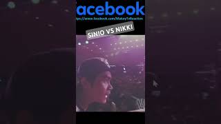 SINIO VS NIKKI fliptopshort fliptopshorts fliptop sinio nikki [upl. by Vod]