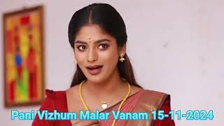 panivizhum malar vanam today episode  Nov 15 [upl. by Thecla]