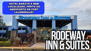 ONDE SE HOSPEDAR EM FORT LAUDERDALE  RODEWAY INN HOTEL BARATO E PERTO DO AEROPORTO E PORTO [upl. by Siriso374]