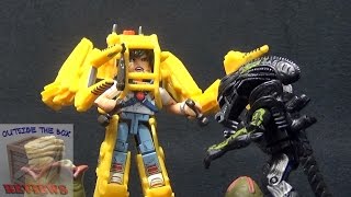 quotPowerloader Ripley amp Xenomorphquot Minimates Aliens Deluxe [upl. by Sunev]