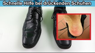 Schuhe drücken amp sind zu Eng  Harte Leder Schuhe weich machen  bekommen Anleitung  Schuh weiten [upl. by Evanne248]