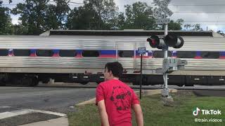 Septa 450 Gives a horn show to me and arriving at Woodbourne [upl. by Rondi]