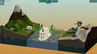 Poly Bridge Walkthrough  Desert Winds  14m Drawbridge [upl. by Fidole]