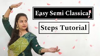 learn semi classical dance for beginners day 8  semi classical dance tutorial  easy dance steps [upl. by Galen]