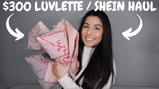 SHEIN HAUL  LUVLETTE REVIEW AND TRY ON [upl. by Nahtaneoj791]