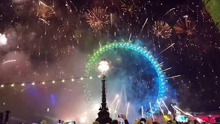 London Fireworks 2017 [upl. by Nivak688]