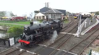 Boness Steam Gala in the rain 2024 [upl. by Ernst]