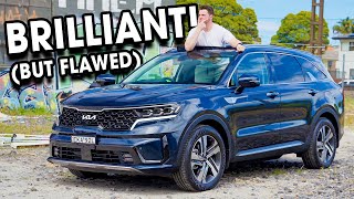 2022 Kia Sorento Hybrid PlugIn Review BRILLIANT but flawed [upl. by Nehte]