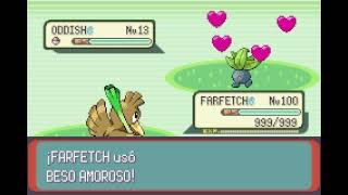 POKEMON EMERALD  FARFETCHD  BESO AMOROSO  LOVELY KISS [upl. by Shererd]