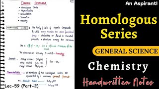 Chemistry  Chapter14 Organic Compounds  Lec59Part2  General Science  An Aspirant [upl. by Orian122]