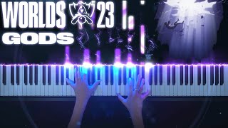 League of Legends  GODS ft NewJeans 뉴진스  Worlds 2023  Piano Cover  Version [upl. by Hephzipah]