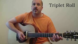 Advanced Fingerpicking Techniques in HD  Lesson 1  The Triplet Roll Pattern [upl. by Ramuk]